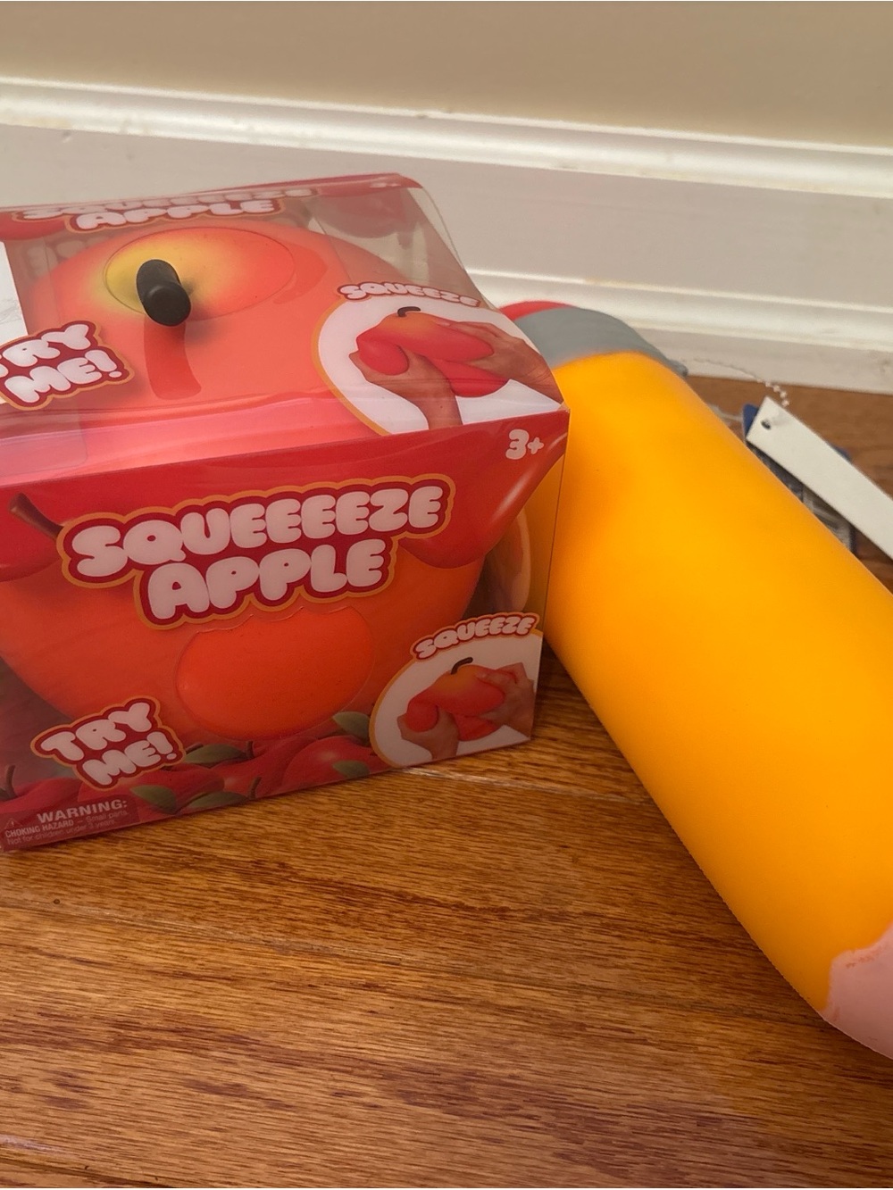 Squishy Apple and Pencil